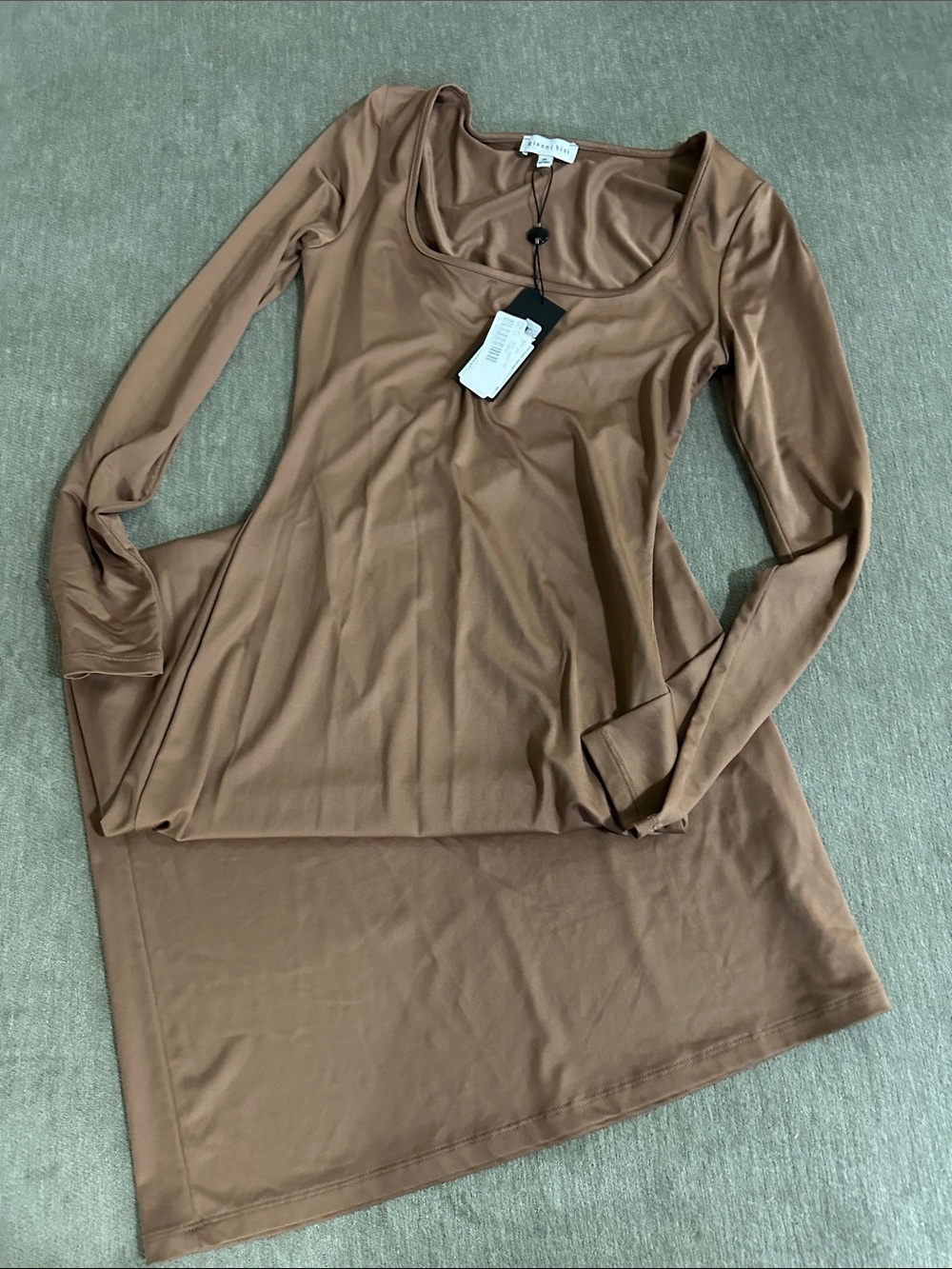 Giani Bernini Brown Stretchy Maxi Dress